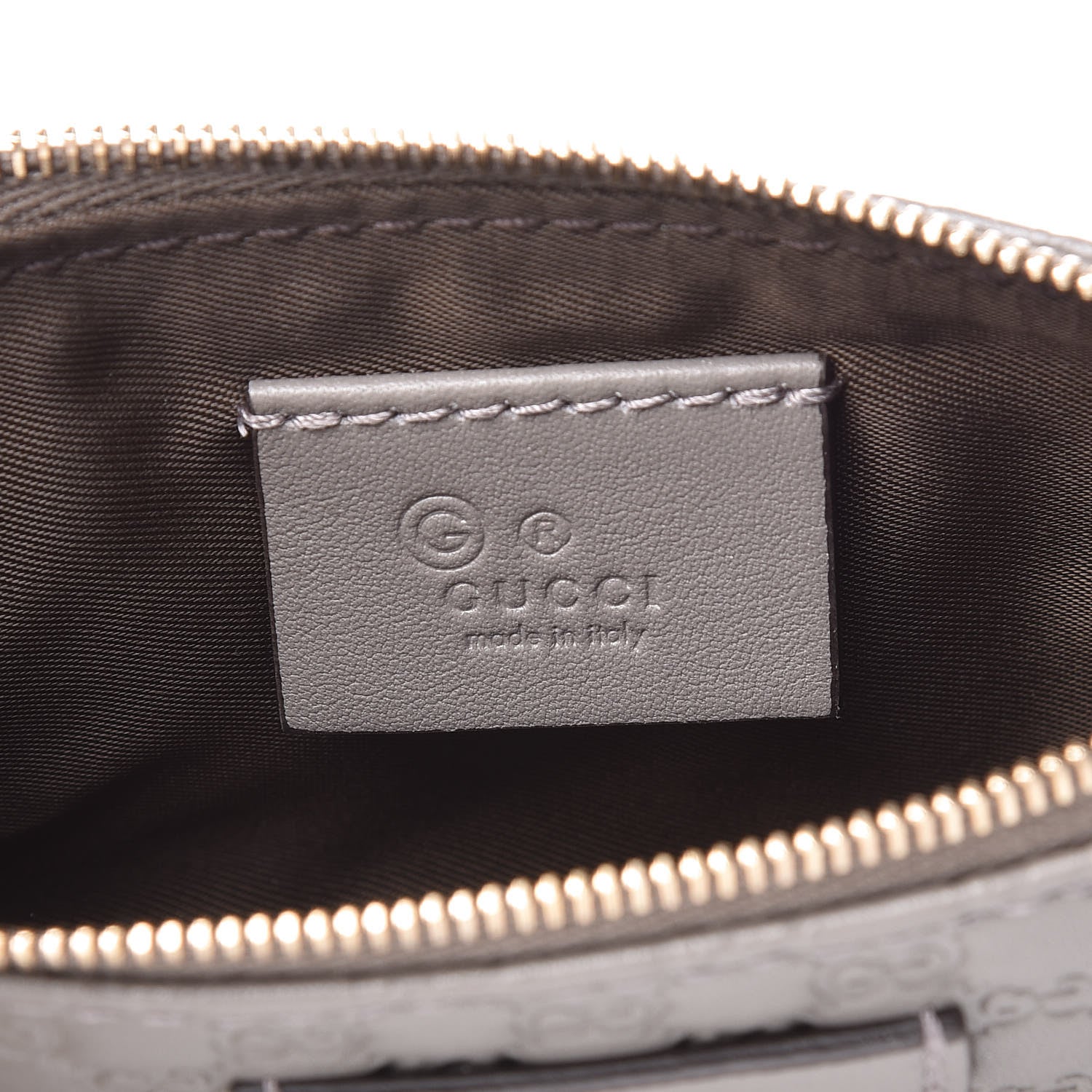 Gucci Soft Microguccissima Key Ring Coin Case Loess 6 of 8