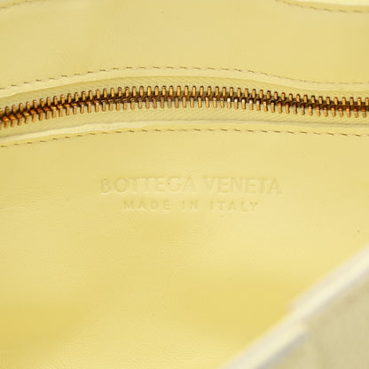 Bottega Veneta Grained Calfskin Maxi Intrecciato Cassette Crossbody Bag Ice Cream 6 of 10