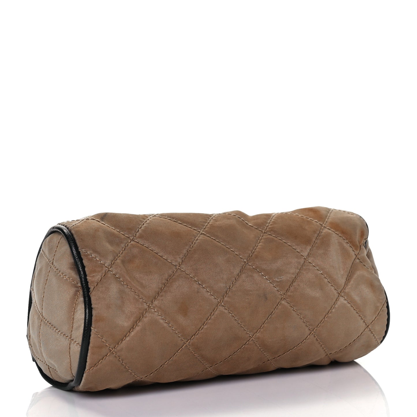 Impunturato Quilted Pochette Cammello