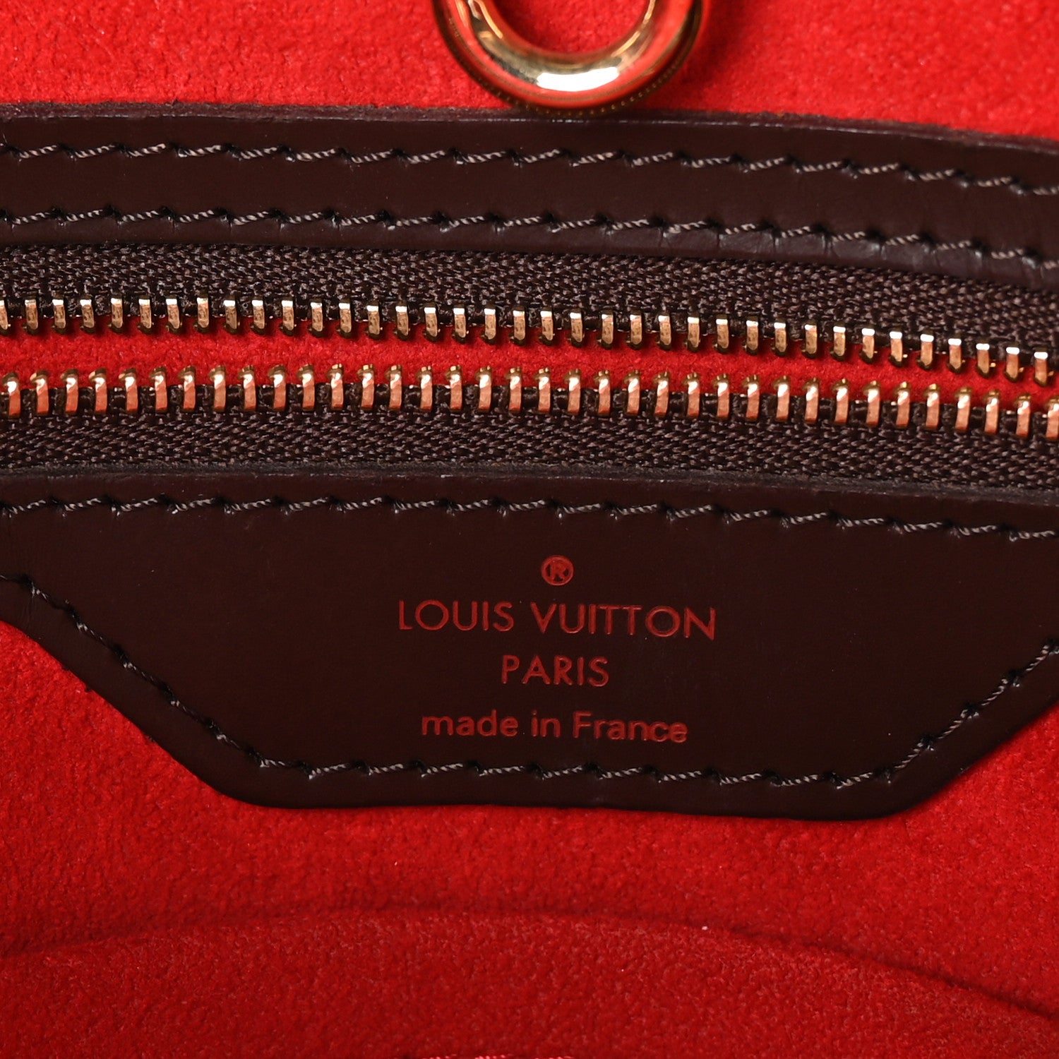 Louis Vuitton Damier Ebene Hampstead GM 6 of 12