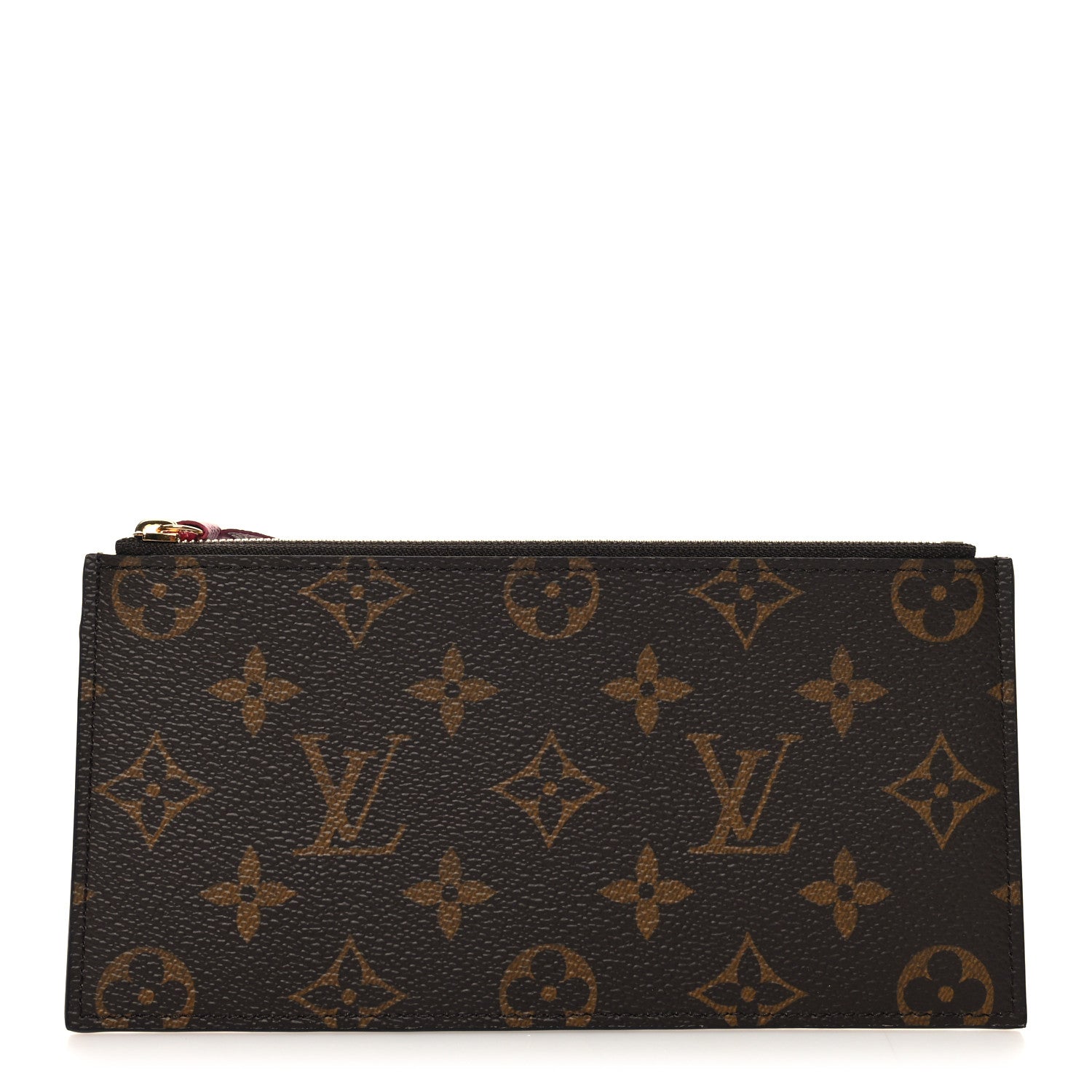 Louis Vuitton Monogram Felicie Chain Wallet Zippered Insert Fuchsia 1 of 7