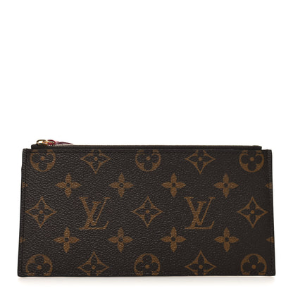 Louis Vuitton Monogram Felicie Chain Wallet Zippered Insert Fuchsia 1 of 7