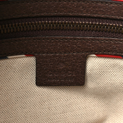 Gucci Soft GG Supreme Monogram Courrier Web Medium Flat Messenger Bag Beige New Acero Multicolor 6 of 10