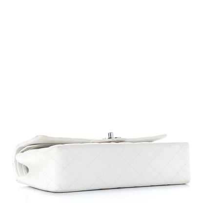 Chanel Lambskin Quilted Medium Double Flap White 4 of 16