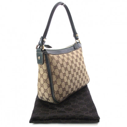 Gucci Monogram Abbey Shoulder Bag Green 3 of 12