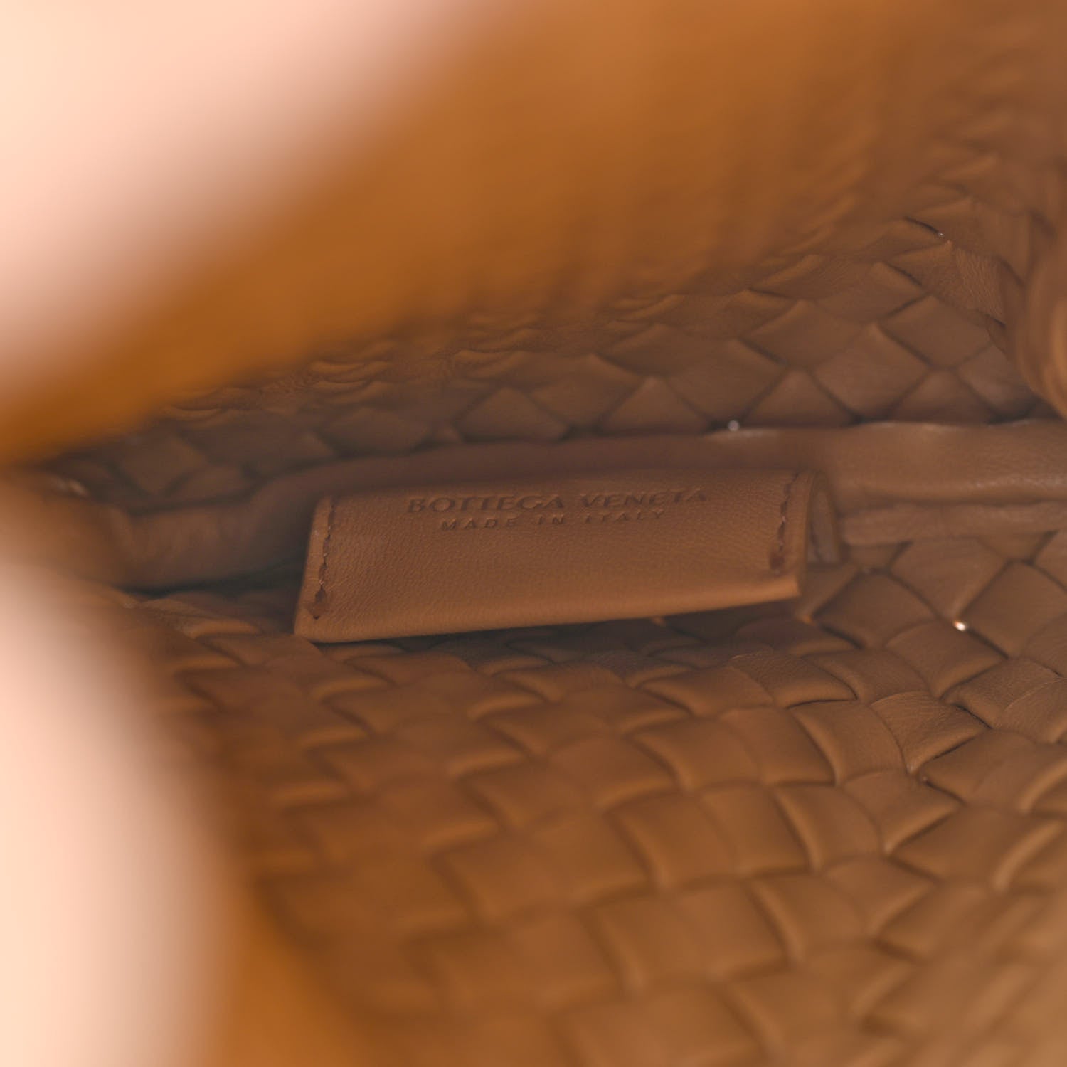Bottega Veneta Nappa Intrecciato Crisscross Clutch Porridge 5 of 5