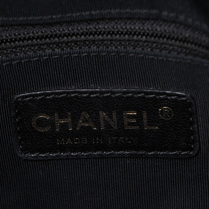 Chanel Calfskin Quilted Large Chain Me Hobo Black 5 of 9