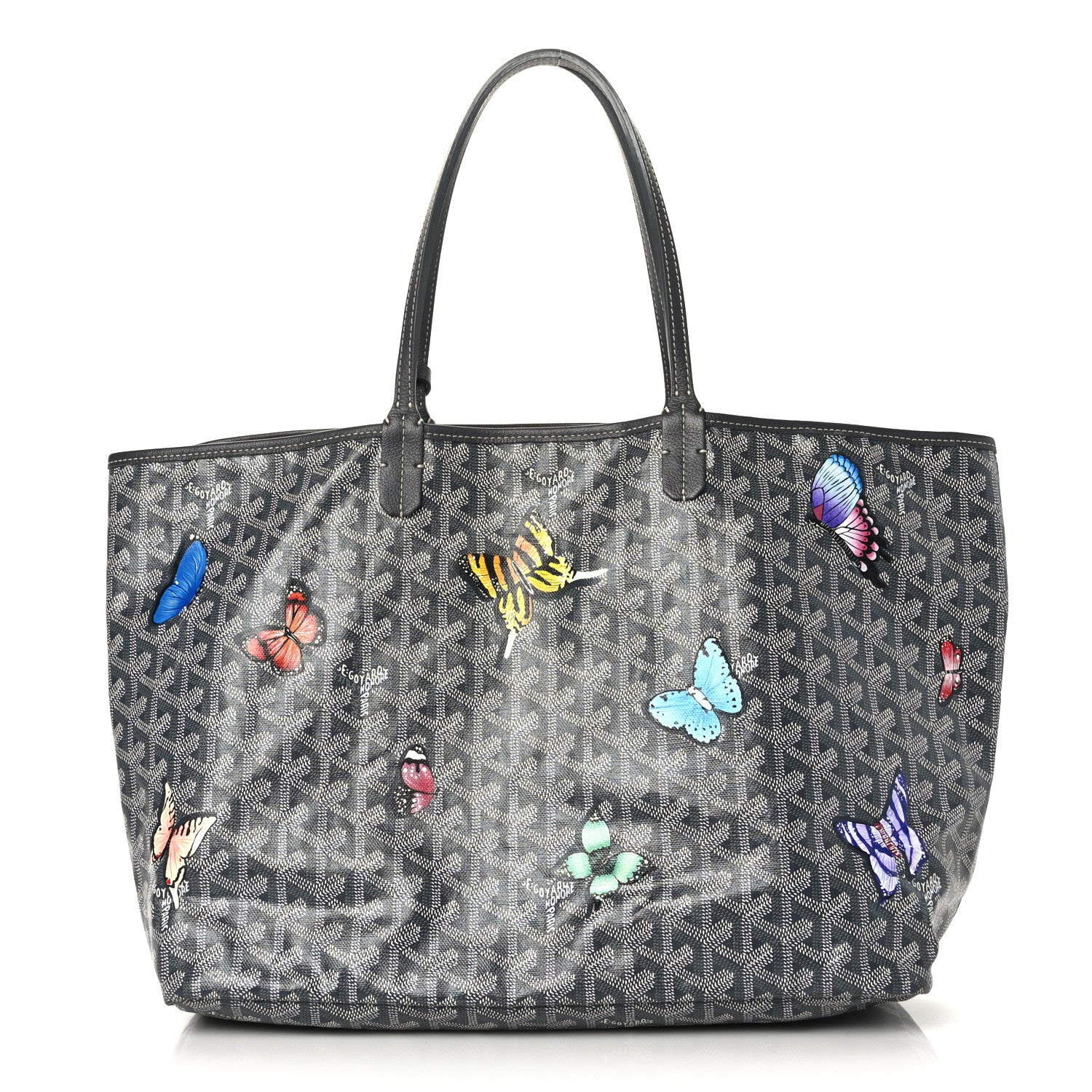 Goyard Goyardine Butterflies Saint Louis PM Grey 1 of 11