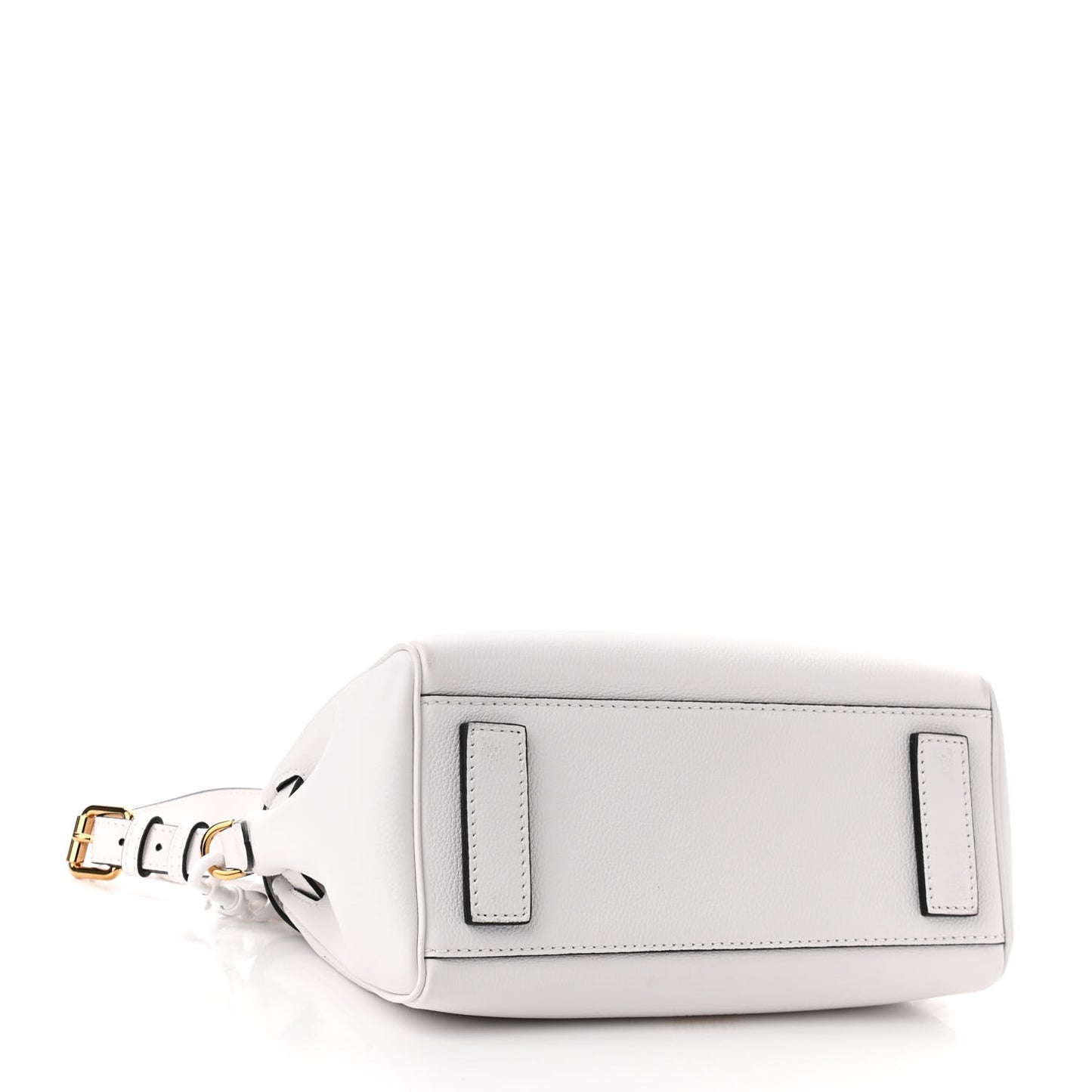 Calfskin Medium La Medusa Top Handle Handbag Optical White