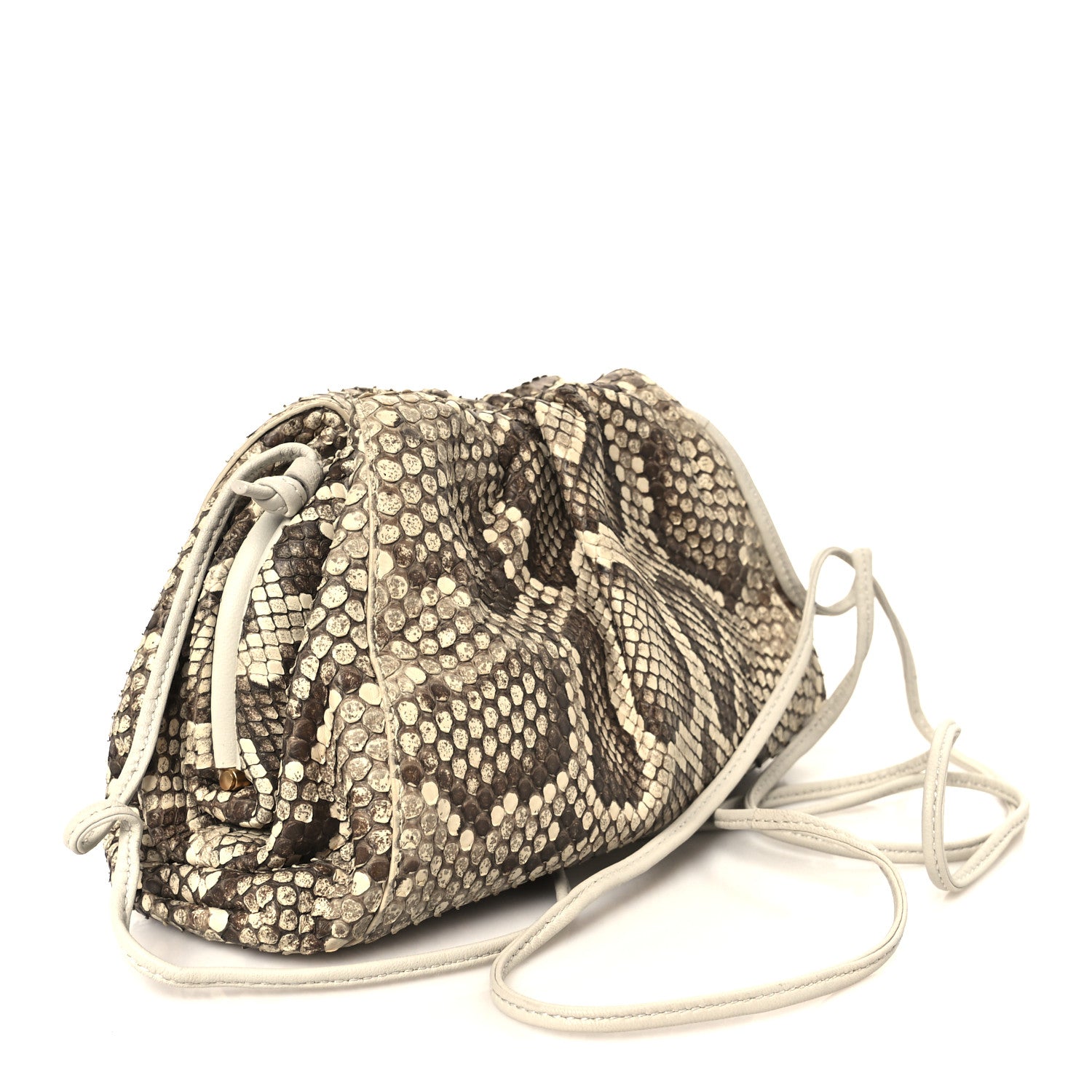 Bottega Veneta Snakeskin The Mini Pouch Brown 3 of 11