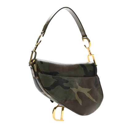 Christian Dior Pixelated Calfskin Camouflage Saddle Bag 2 of 10