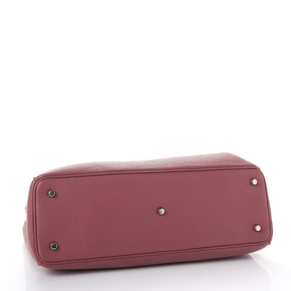 Christian Dior Bullcalf Large Diorissimo Tote Dark Pink 4 of 12