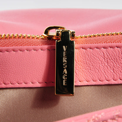 Versace Leather Microvanitas Quilted New Icon Handbag Pink 8 of 11