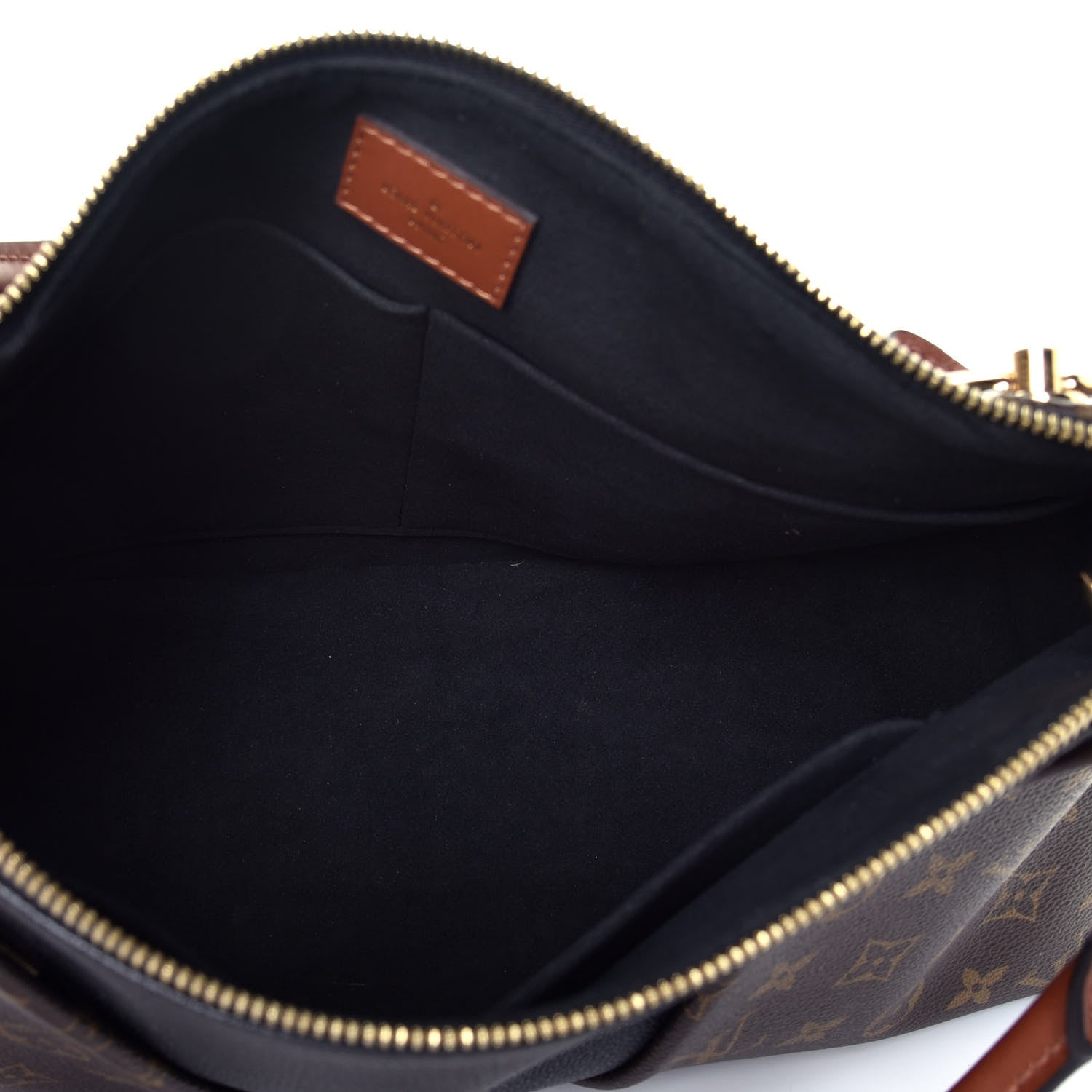 Louis Vuitton Monogram V Tote MM Black 6 of 10