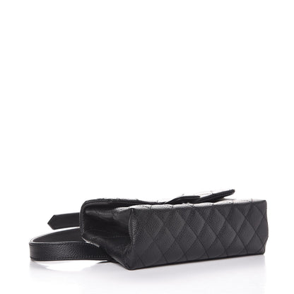 Chanel Grained Calfskin Quilted 2.55 Reissue Flap Belt Bag Clutch Black 4 of 7