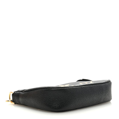 Louis Vuitton LOUIS VUITTON Empreinte Monogram Giant Mini Pochette Accessories Black 4 of 10