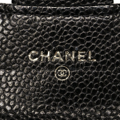 Chanel Caviar Quilted Flap Card Holder Black 6 of 10