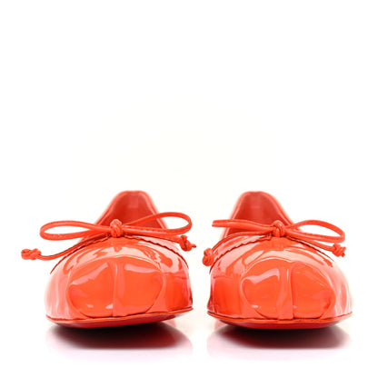 Christian Louboutin Patent Mamadrague Flats 38 Sunrise 2 of 8