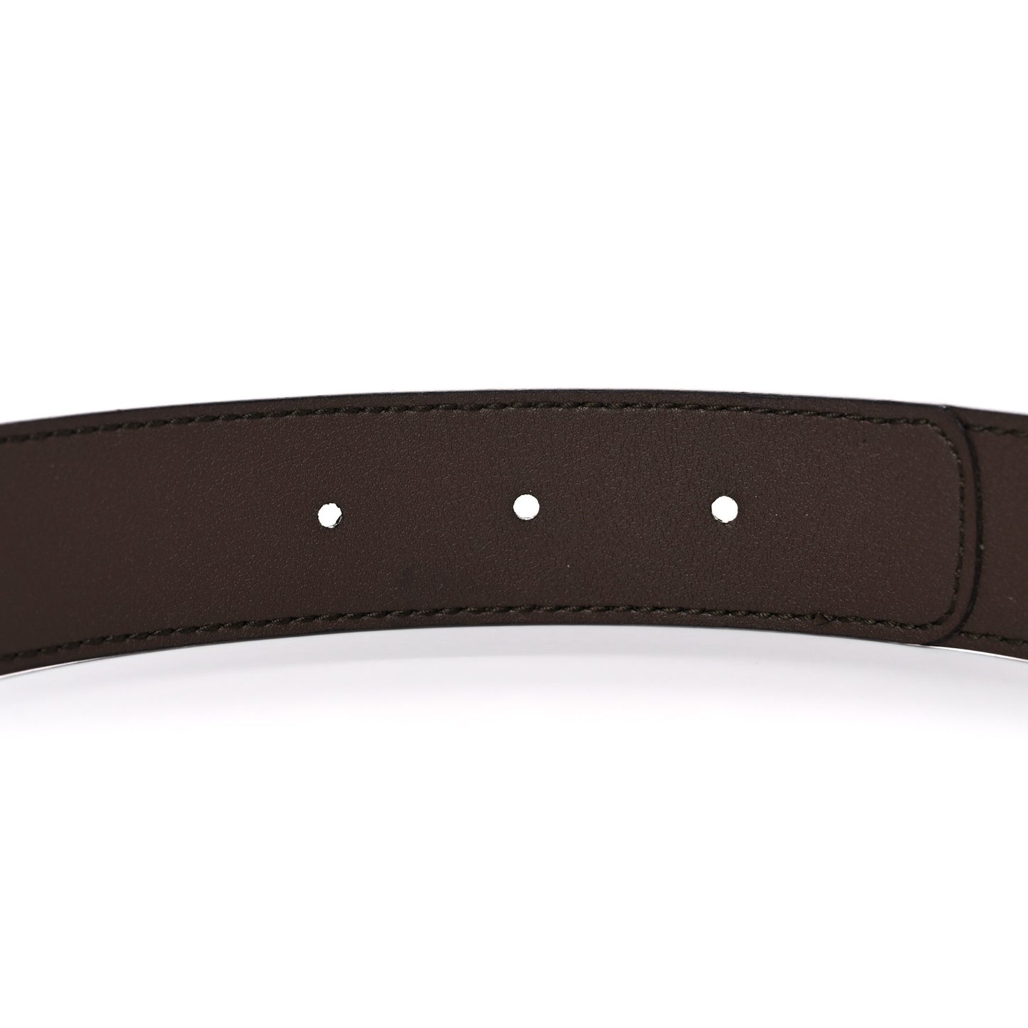GG Supreme Monogram Matte Plutone Calfskin Double G 30mm Belt 100 40 Beige Ebony New Acero
