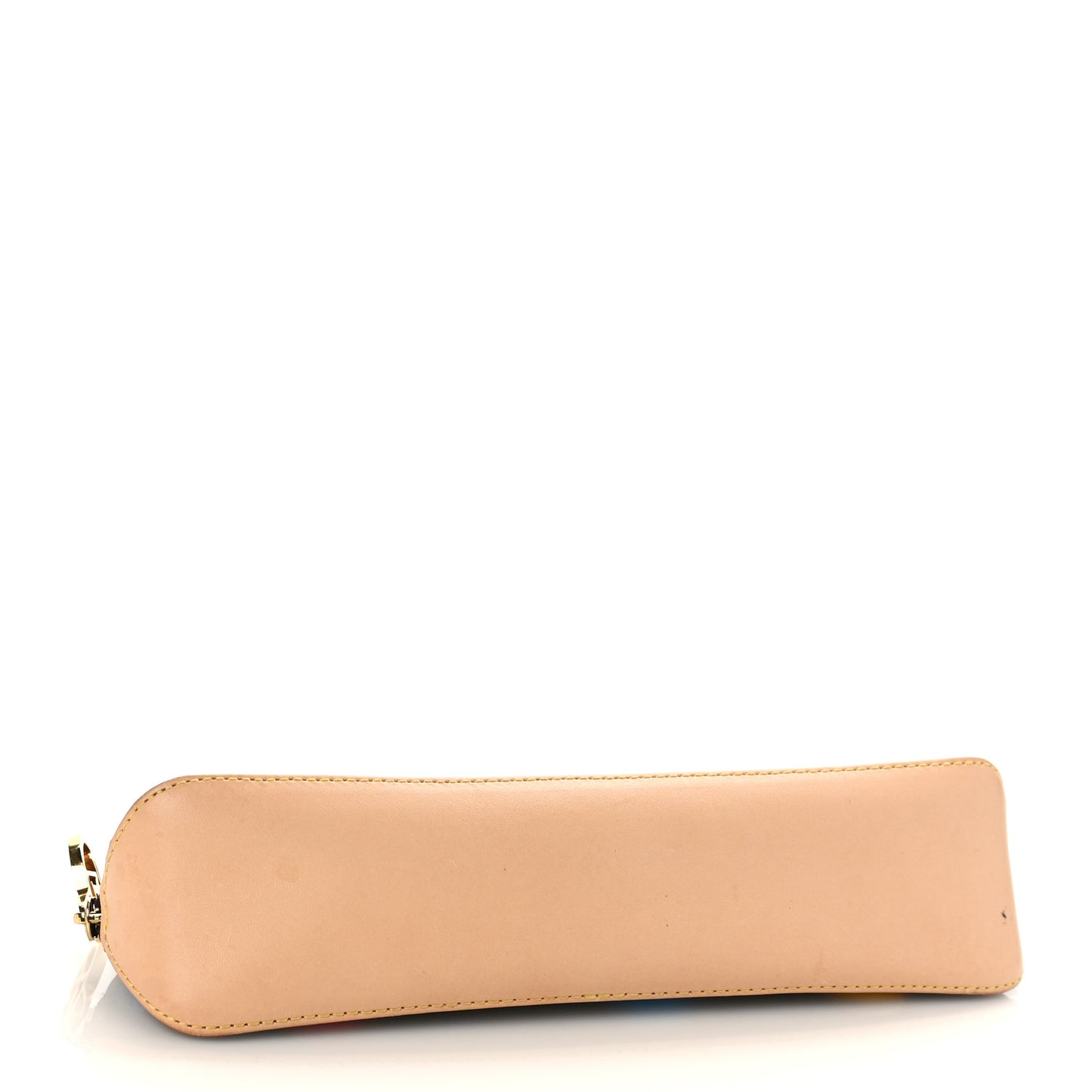 X YK Monogram Dots Elizabeth Pencil Pouch Multicolor