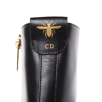 Christian Dior Calfskin Buckle Ankle Boots 36 Black 9 of 12