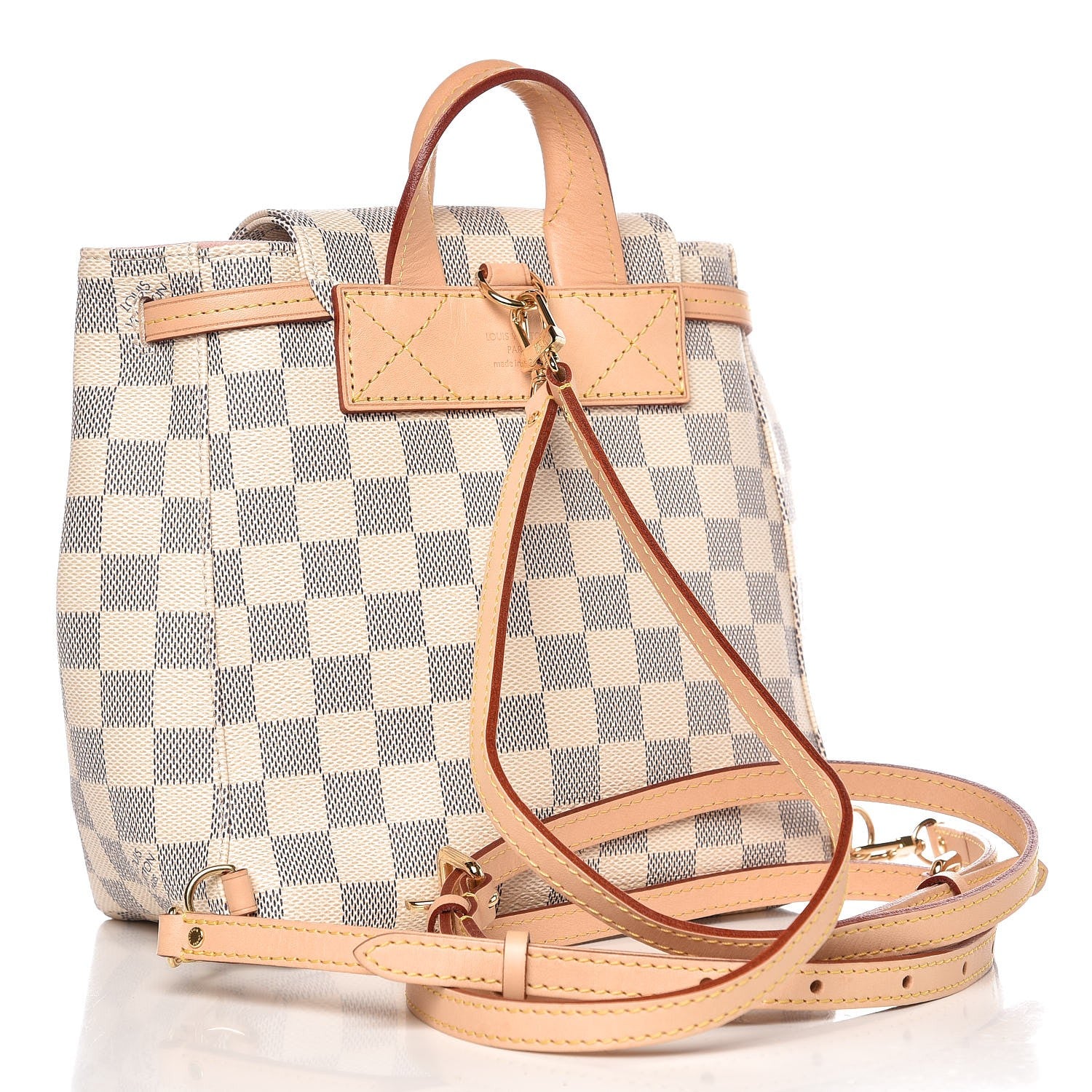 Louis Vuitton Damier Azur Sperone BB Backpack 3 of 6