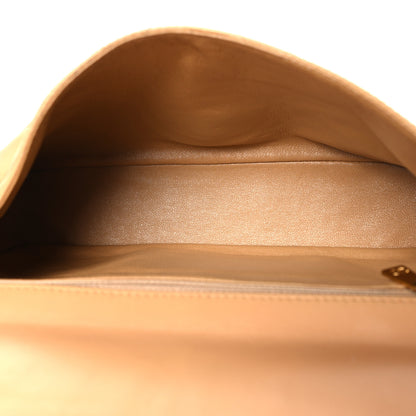 Chanel Lambskin Quilted Medium Single Flap Beige 5 of 10