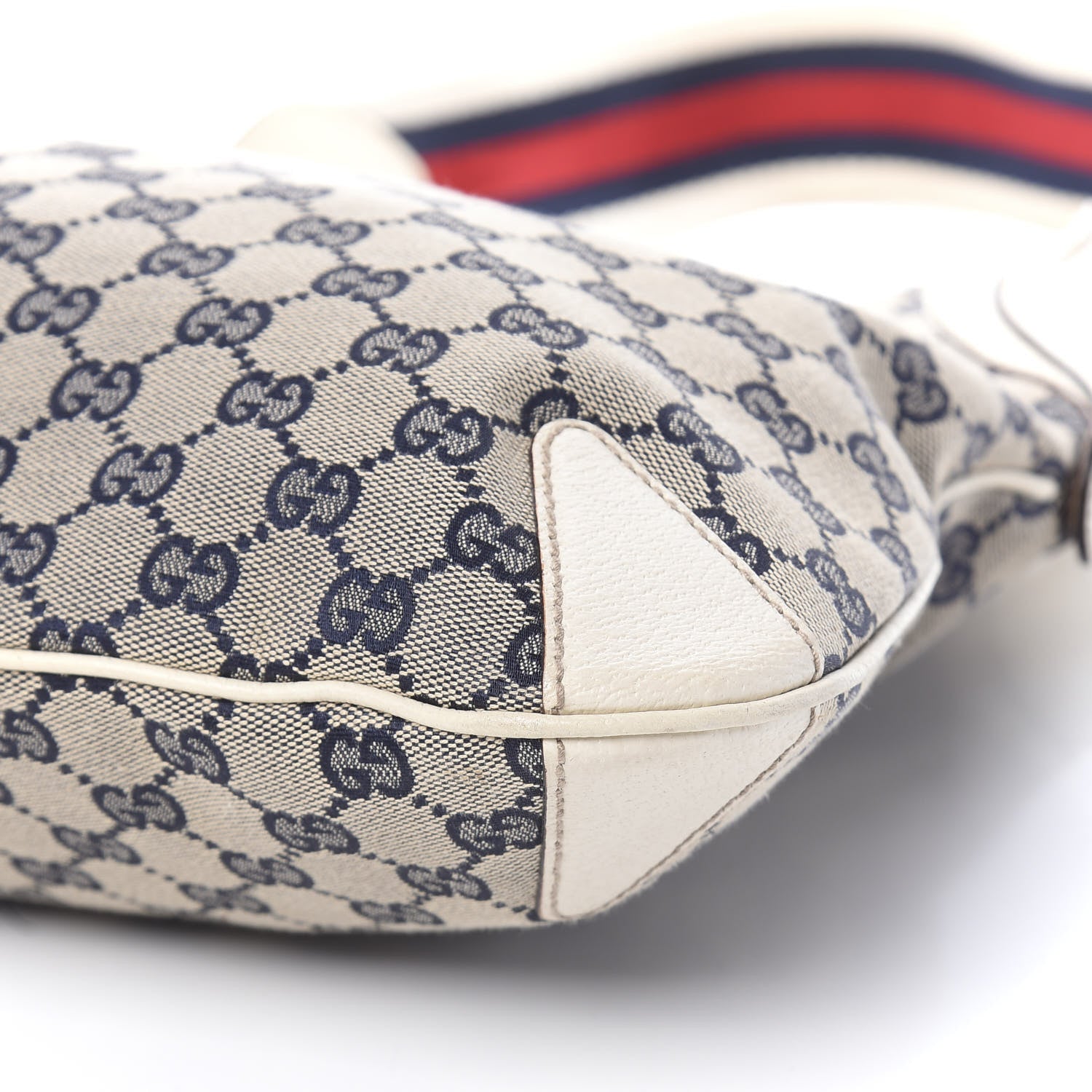 Gucci Monogram Creole Hobo Ivory 10 of 12