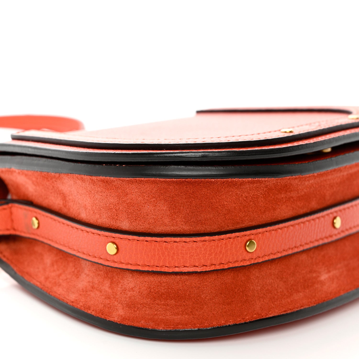 Chloe Calfskin Small Nile Bracelet Bag Earthy Red 8 of 9