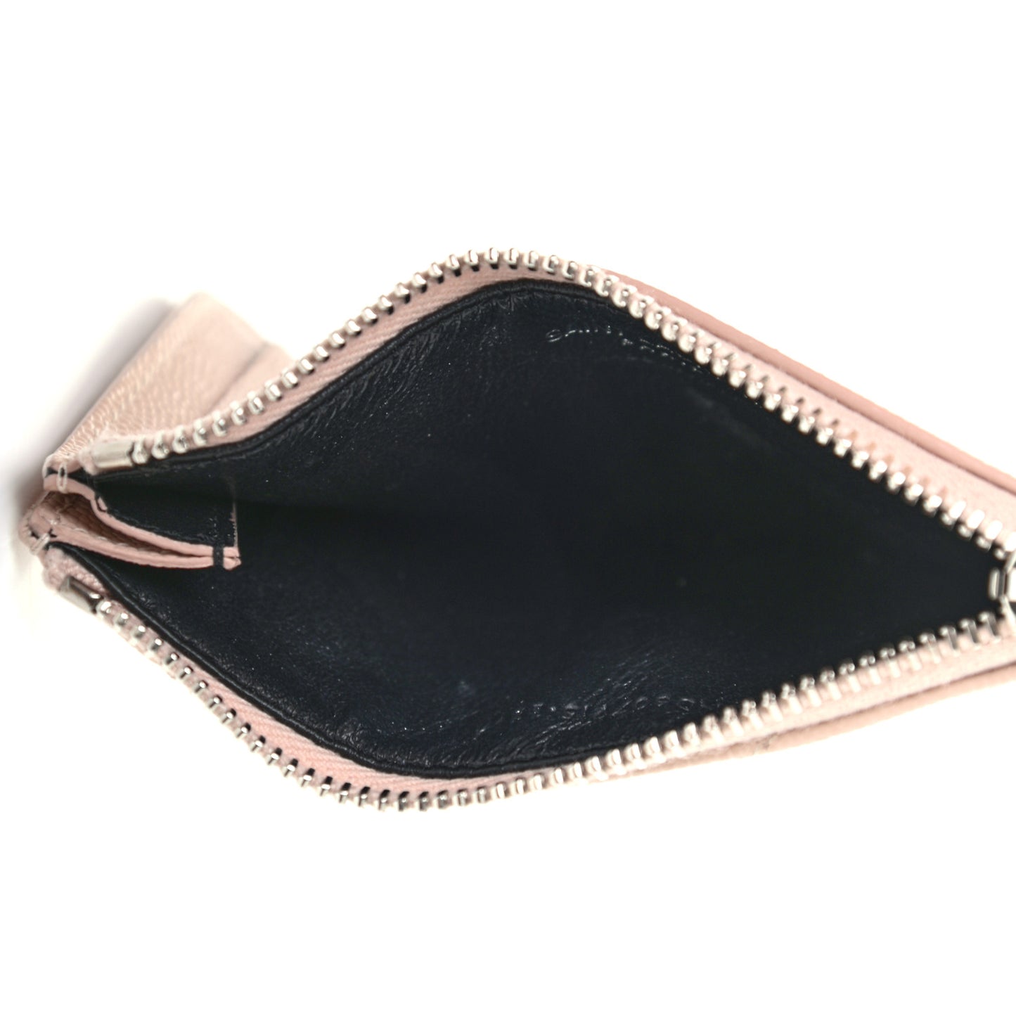 Monogram Grain de Poudre 5 Fragments Zip Pouch Card Holder Nude Powder