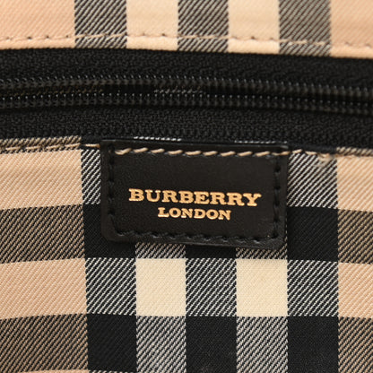 Burberry Ostrich Top Handle Tote Brown 5 of 9