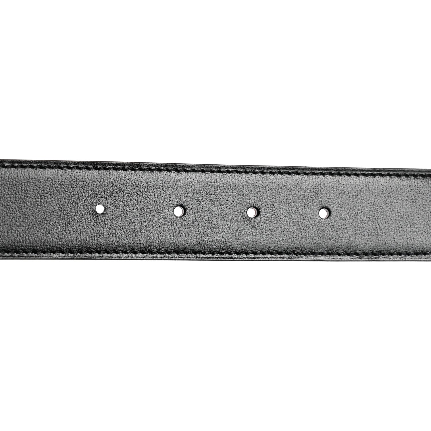 Hermes Box Togo 32mm Belt Strap 90 36 Black Bordeaux 4 of 7