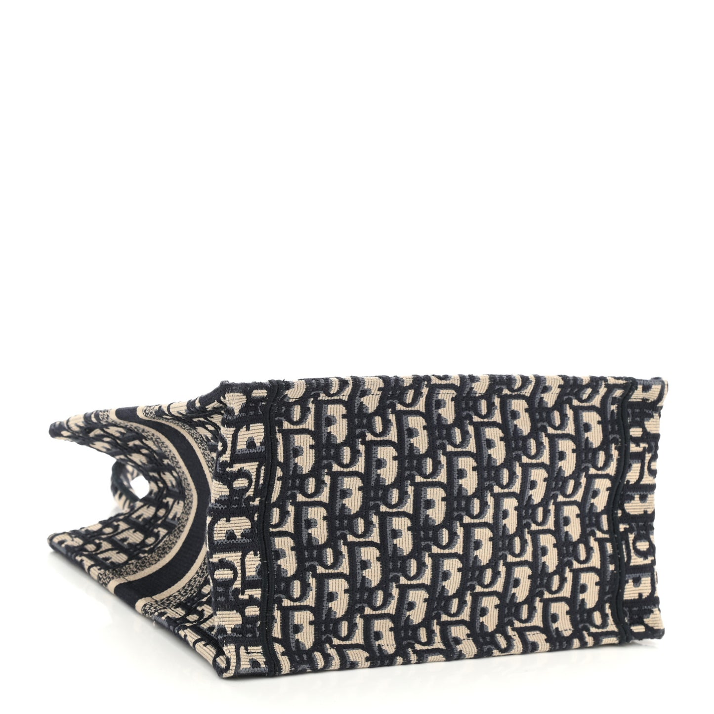 Oblique Small Book Tote Blue Multicolor