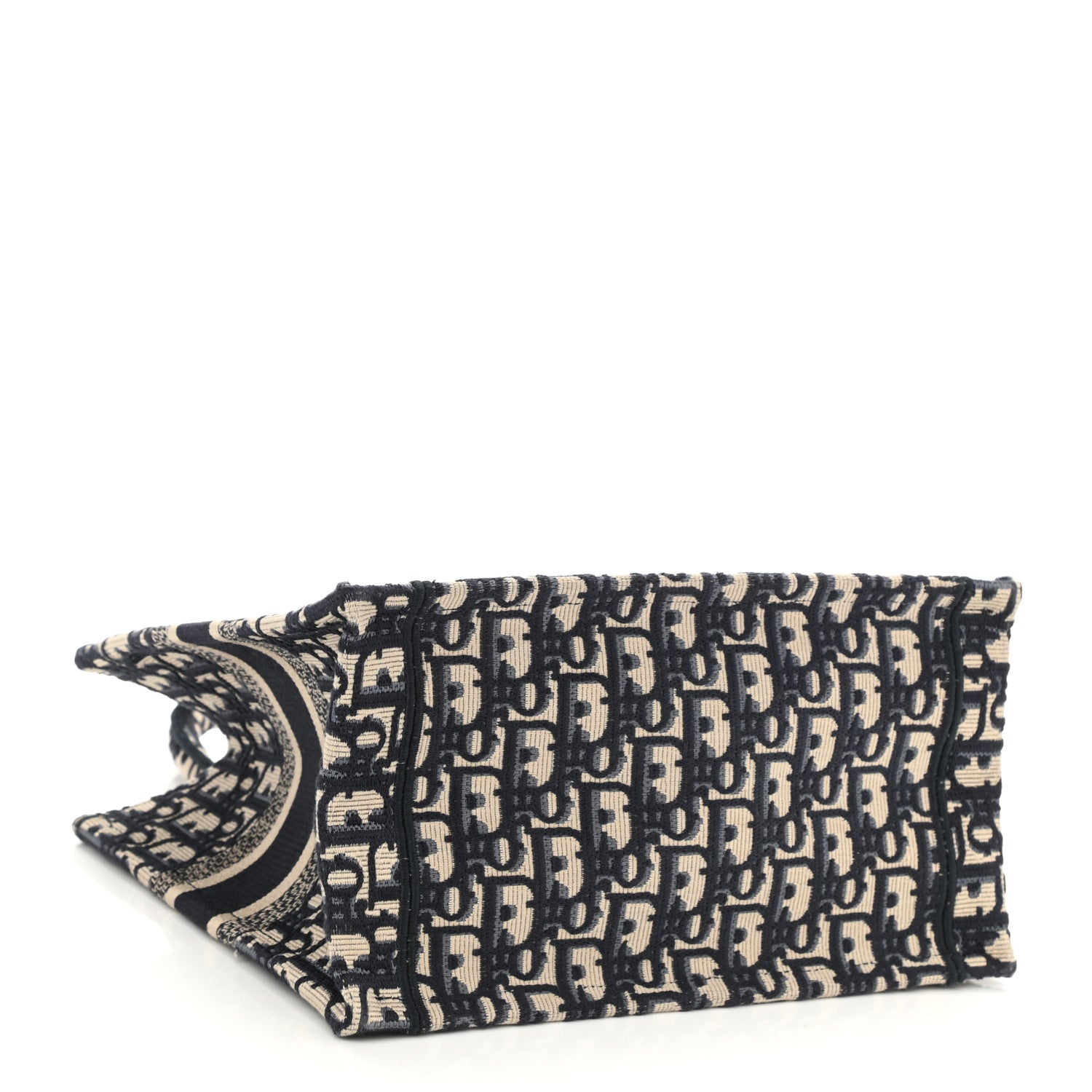 Christian Dior Oblique Small Book Tote Blue Multicolor 4 of 8