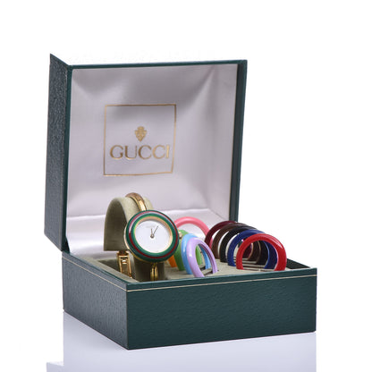 Gucci Stainless Steel 26mm Interchangeable Bezel Quartz Watch 7 of 8