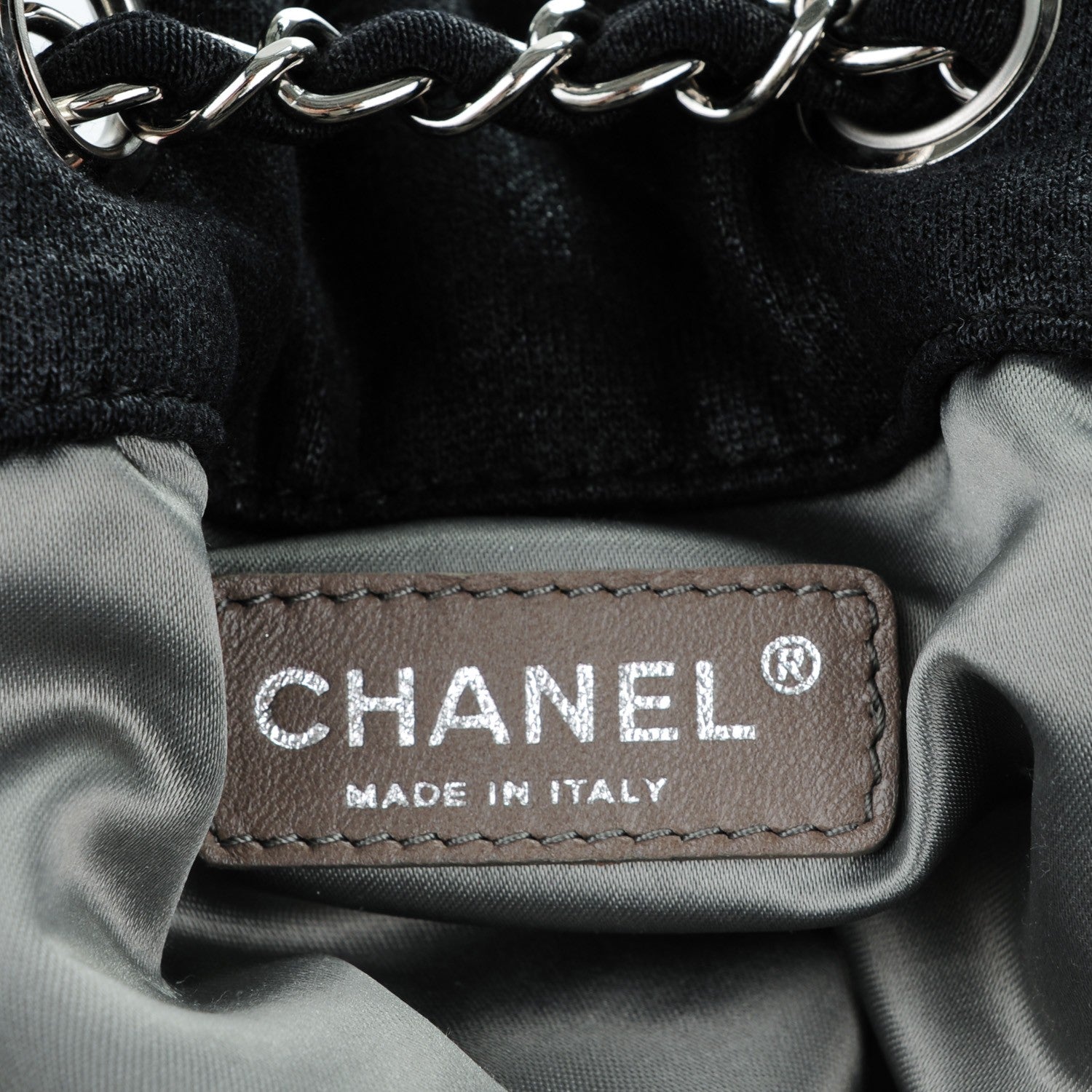 Chanel Jersey Melrose Cabas Black 6 of 7
