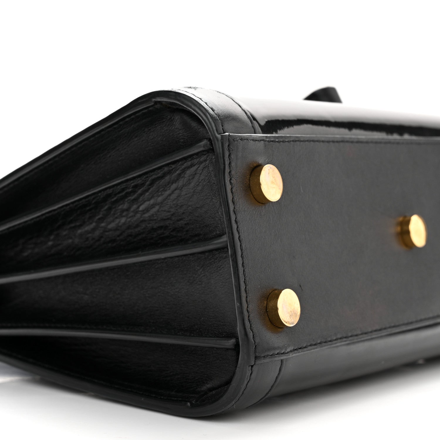 Saint Laurent Patent Calfskin Nano Sac de Jour Black 8 of 9