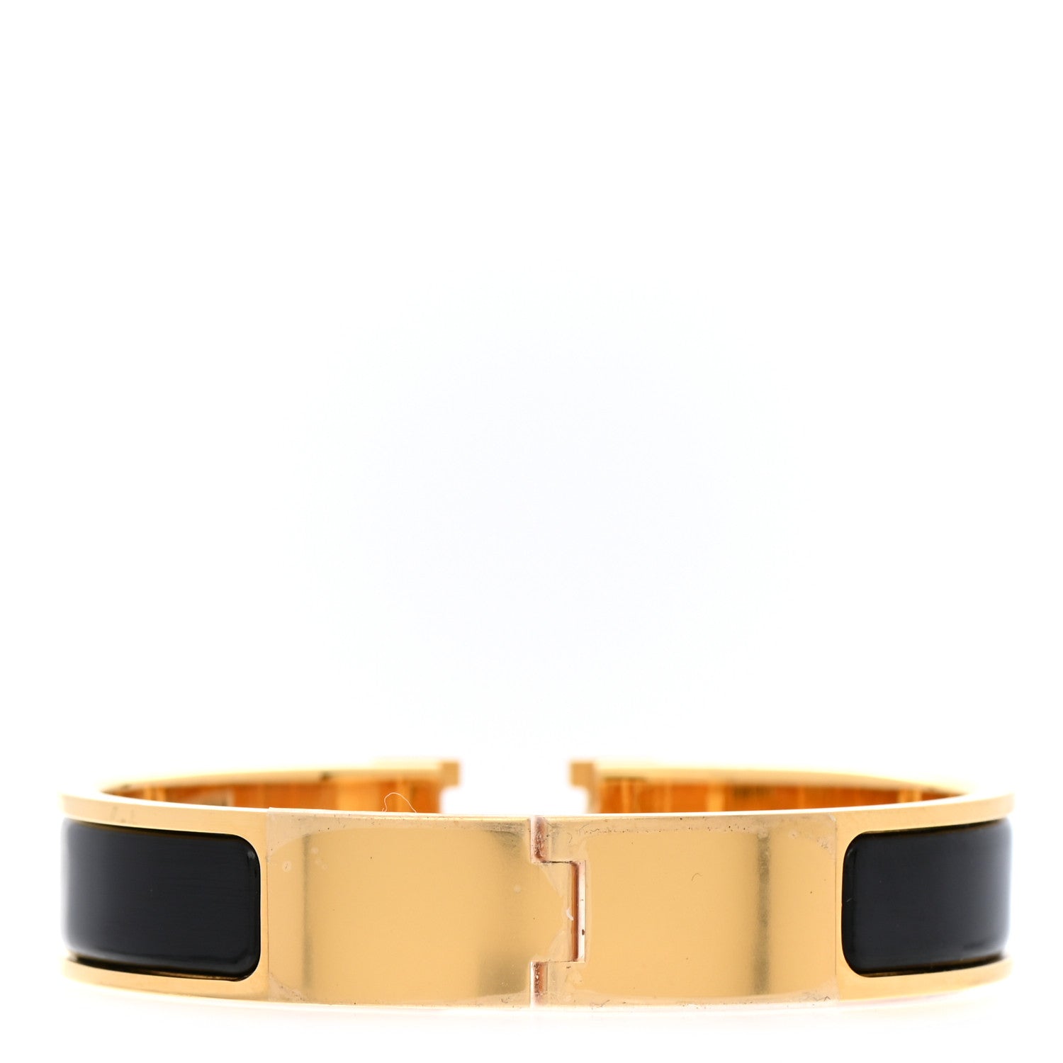 Hermes Enamel Narrow Clic Clac H Bracelet PM Black 3 of 5
