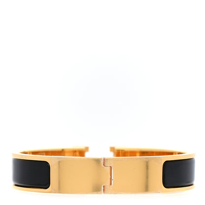 Hermes Enamel Narrow Clic Clac H Bracelet PM Black 3 of 5