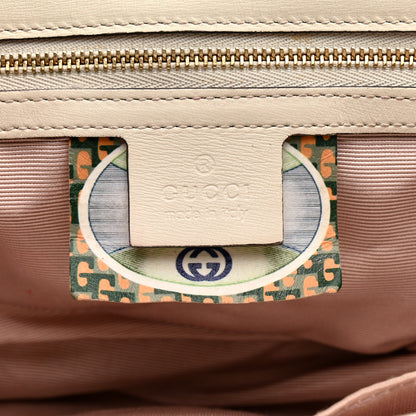 Gucci Vitello Palmellato Lux Crystal Medium Rajah Shoulder Bag Mystic White Multicolor 6 of 17