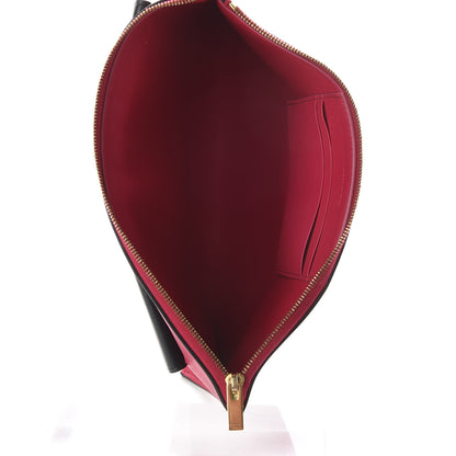 Celine Calfskin Flap Pocket Clutch Fuchsia 5 of 8