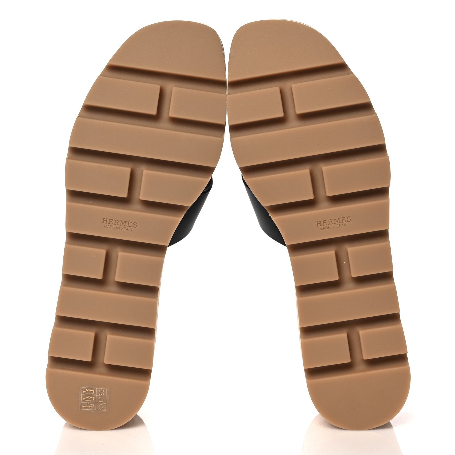 Hermes Calfskin Cork Eze 30 Sandals 40 Black 5 of 9