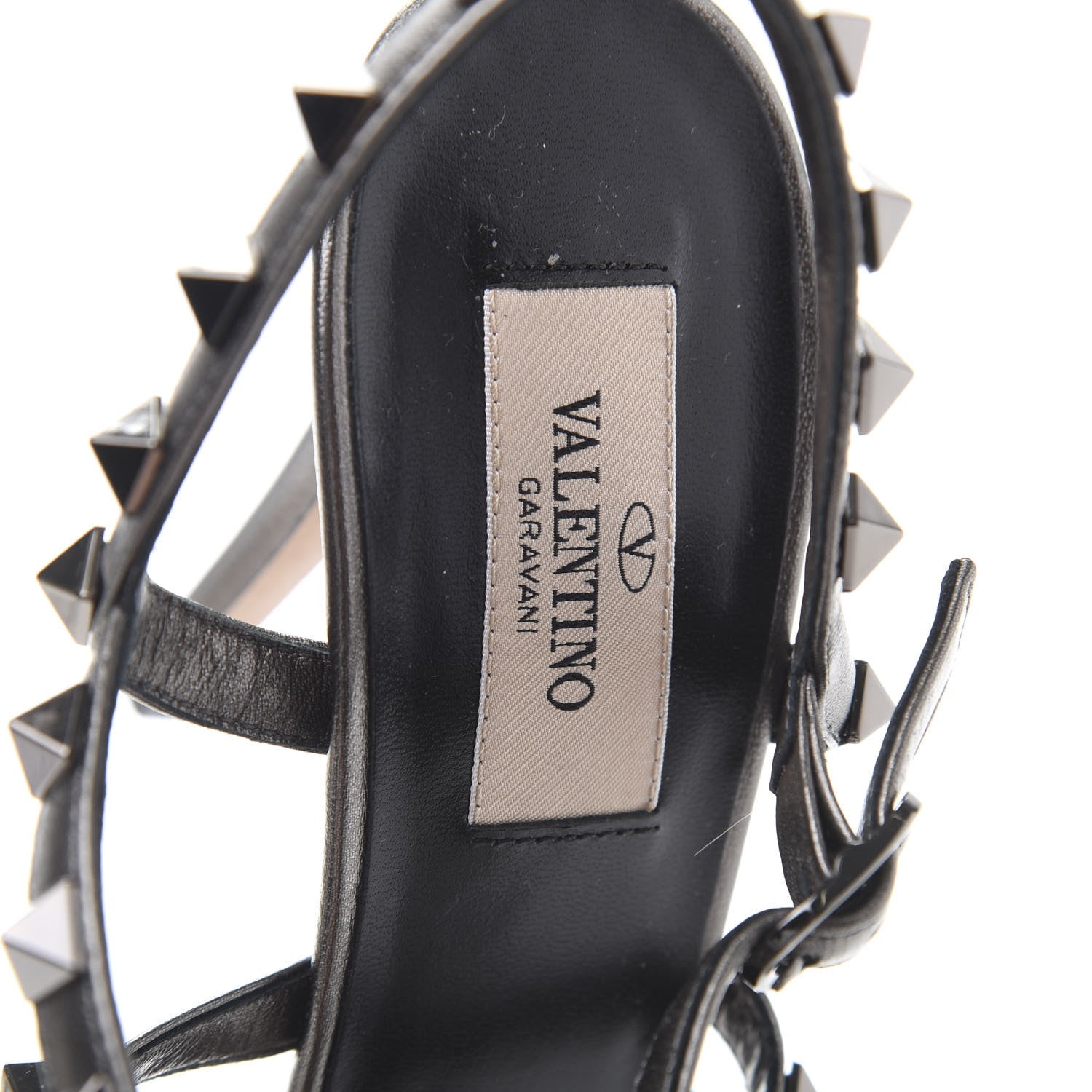 Valentino Garavani Metallic Nappa Rockstud Gladiator 105mm Sandals 37 Rutenio 6 of 8
