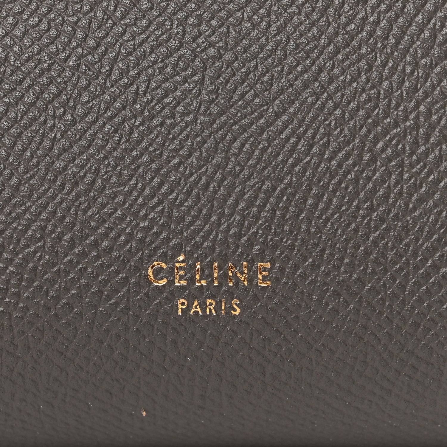 Celine Grained Calfskin Nano Belt Bag Grey 6 of 10