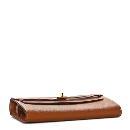 Hermes Epsom Kelly Wallet To Go Gold 4 of 9