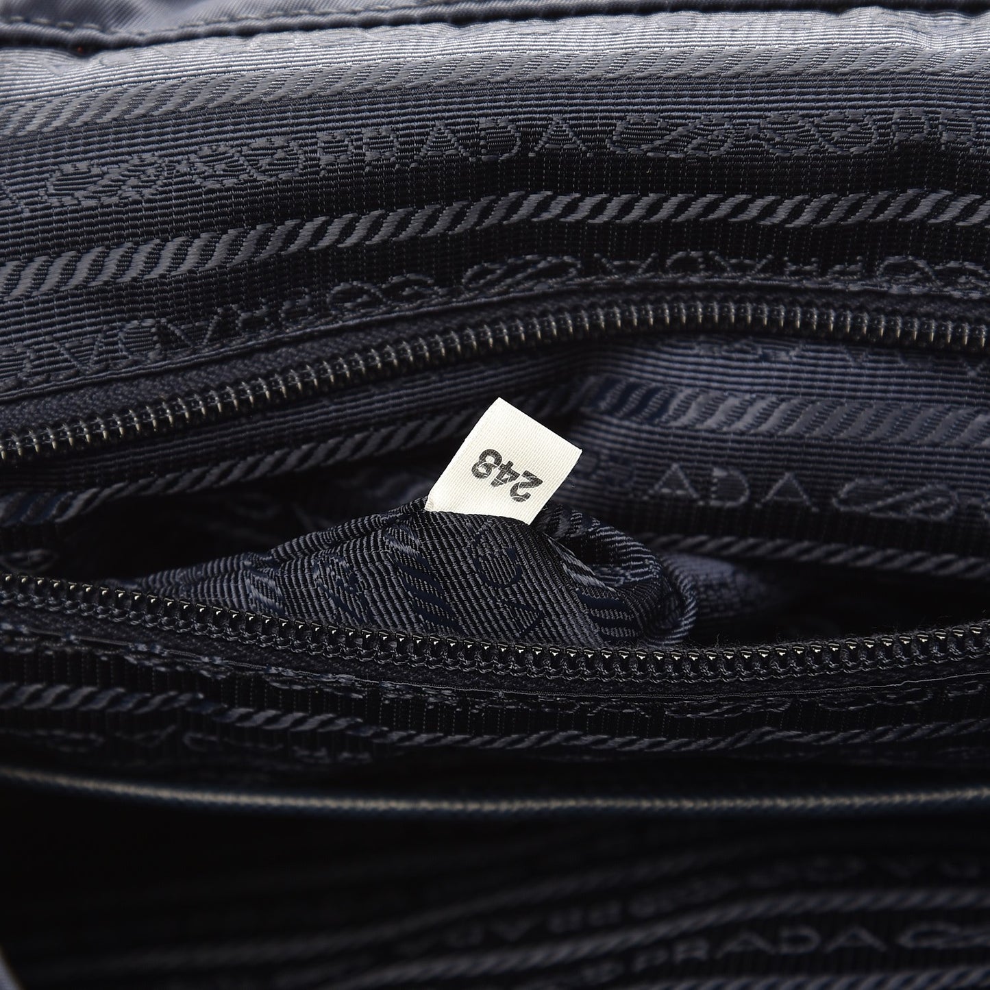Nylon Vela Saffiano Medium Cinch Backpack Baltico