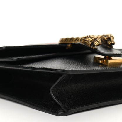 Gucci Calfskin Web Mini Dionysus Shoulder Bag Black 9 of 10