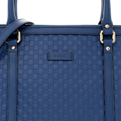 Gucci Soft Microguccissima Small Zippered Satchel Caspian 8 of 15