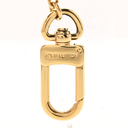 Louis Vuitton Metal Pochette Extender Key Ring Chain Gold 3 of 3