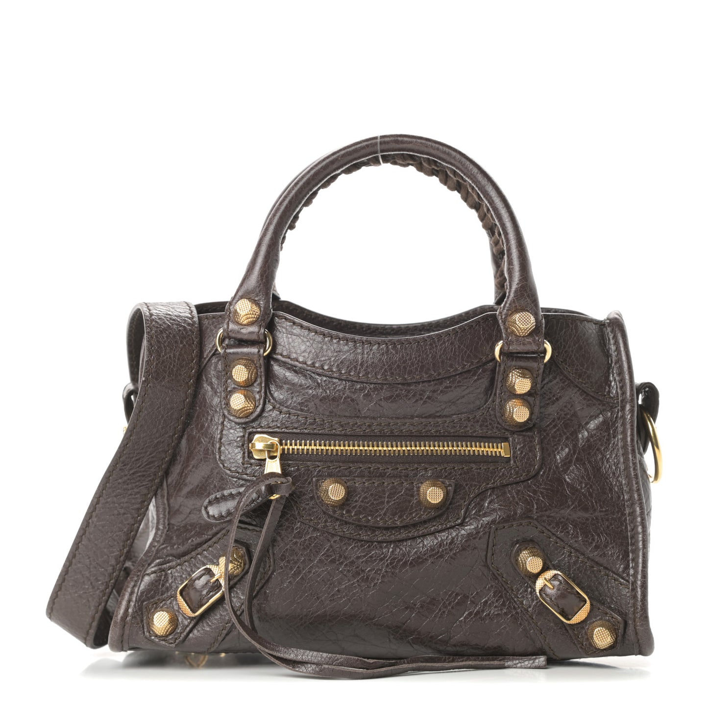 Agneau Giant 12 Gold Hardware Mini City Charbon